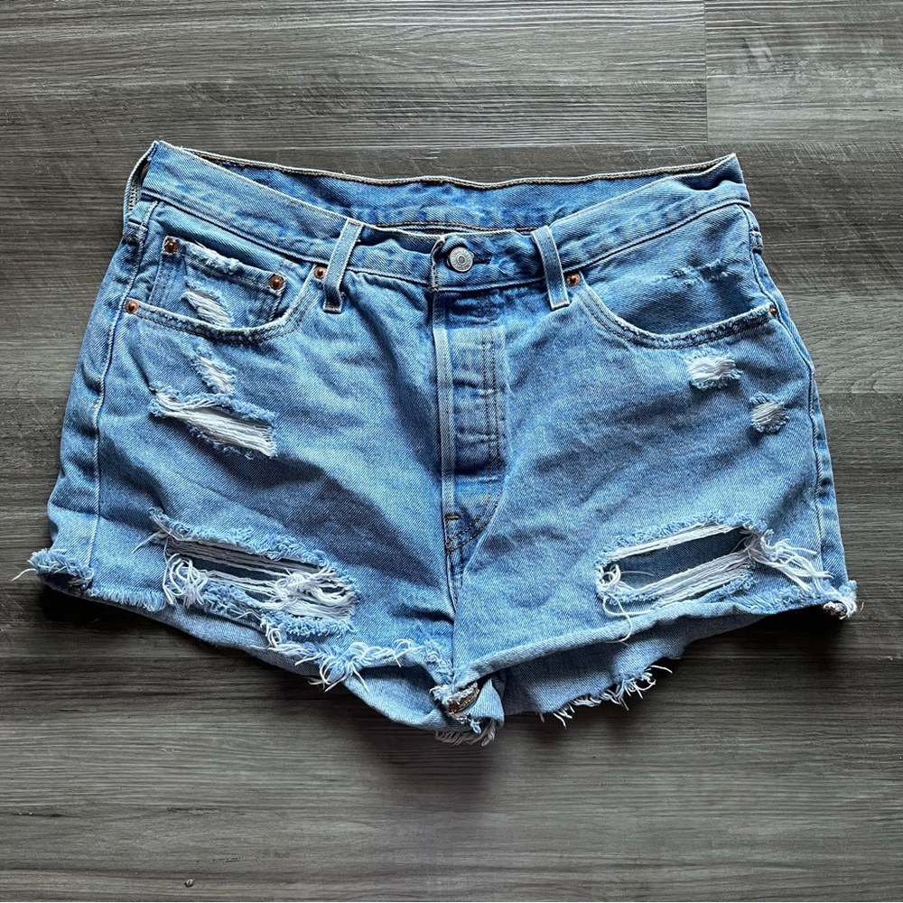 Levi 501 denim shorts